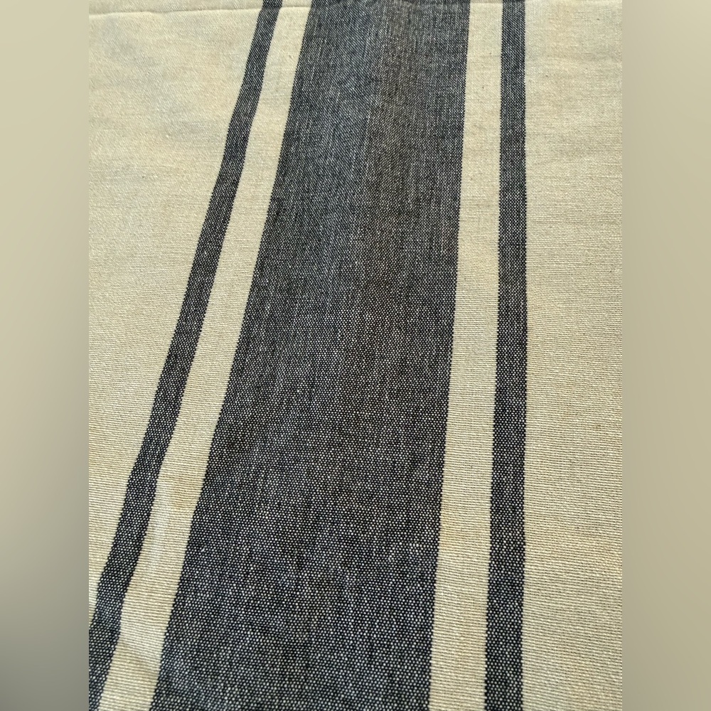 Natural and Gray Table Runner 72” Long Farmhouse Style